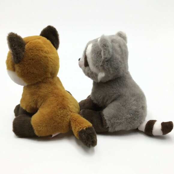 Ty Beanie Boos Forest Animals Rocco Bandit Racoon Fay Fox Flora Skunk Woodland - Picture 4 of 14